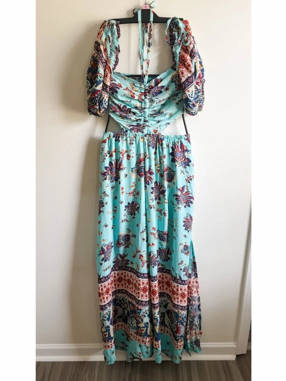 Free People Bali Citrus Skies Floral Print Wide-Leg Jumpsuit
